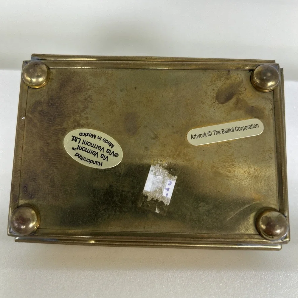 Vintage Via Vermont Trinket Box 